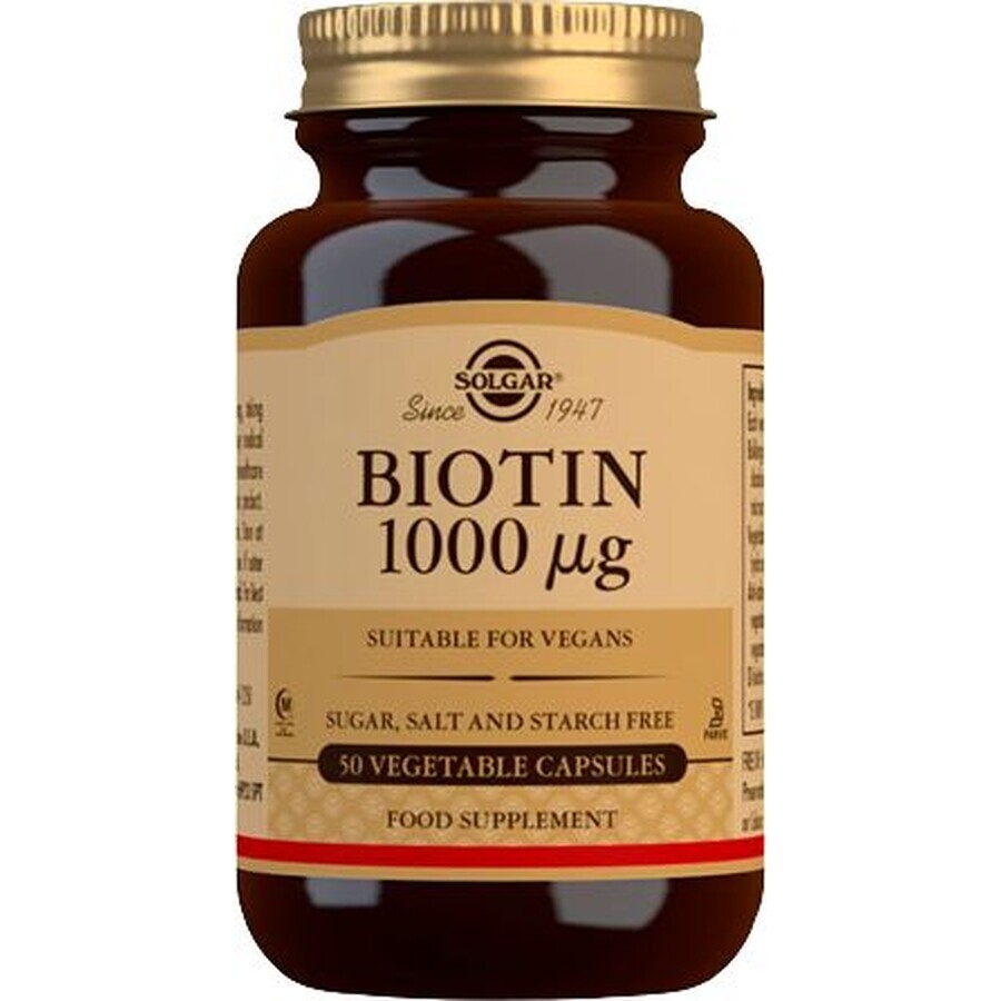 Solgar Biotin 50 Kapseln