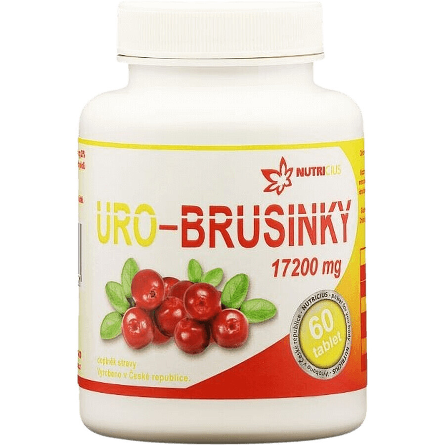 Nutricius URO Cranberry 60 Tabletten