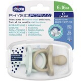 Fopspeen Chicco Physio luxe groen/grijs 6-16m 2 stuks