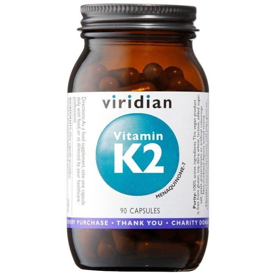 Viridian Vitamin K2, 90 Kapseln