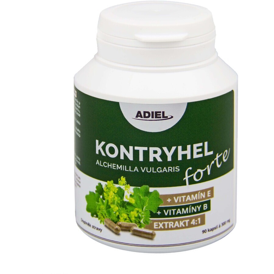 Adiel Alchemilla FORTE + Vitamin E + Vitamin B - Extrakt 4:1, 90 Kapseln