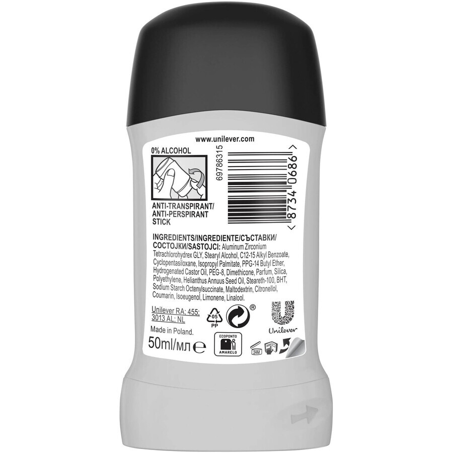 Rexona Men Aktiver Schutz + Unsichtbares Antitranspirant fest 50 ml