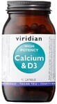 Viridian High Potency Calcium &amp; D3 (Calcium mit Vitamin D3) 90 Kapseln