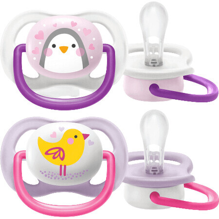 Philips Avent Ultra succhietto ad aria per animali domestici 0-6m bambina 2 pz.