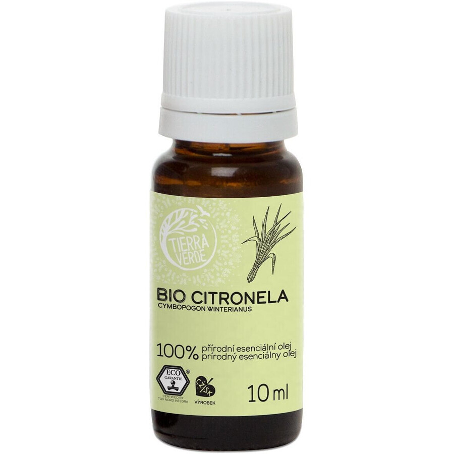 Tierra Verde Organic essential oil Citronella 10 ml