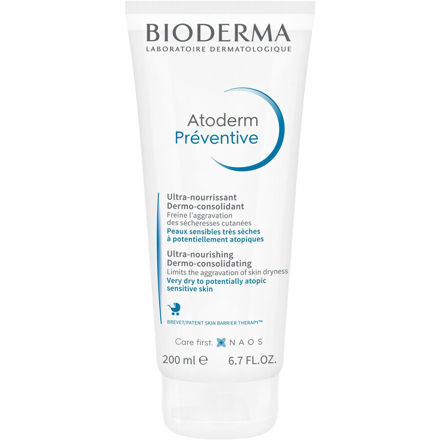 Bioderma Atoderm Préventive cremă hrănitoare pentru sugari predispuși la atopie 200 ml