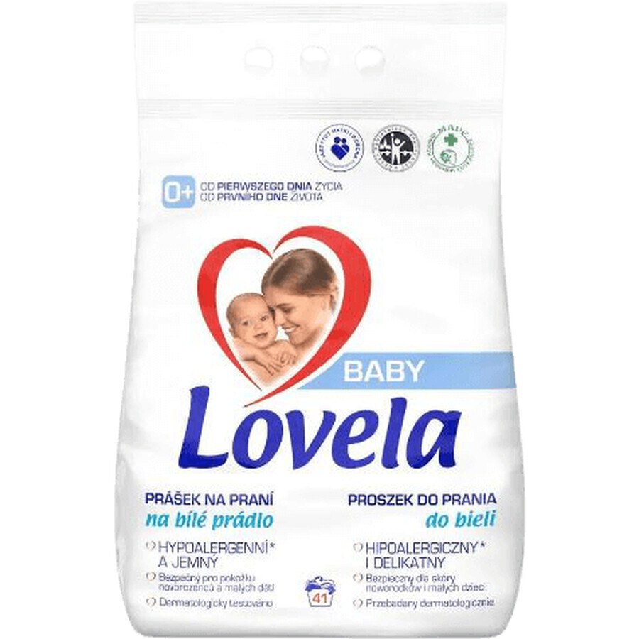 Lovela Baby Weißes Wäsche-Waschpulver 4,1 kg