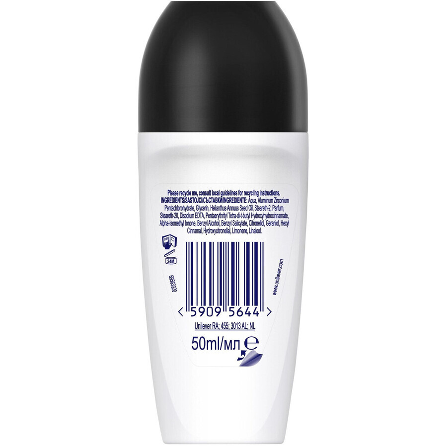 Rexona Invisible Black + White Déodorant 50 ml