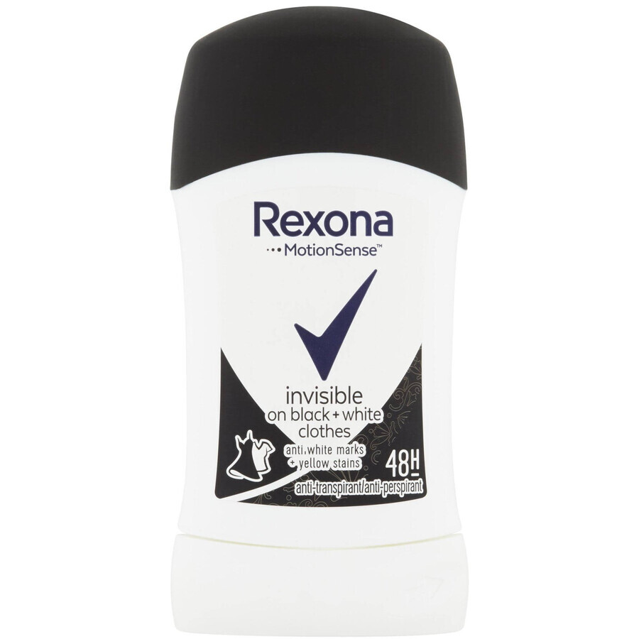 Rexona Invisible on Black + White deodorant solid 40 ml