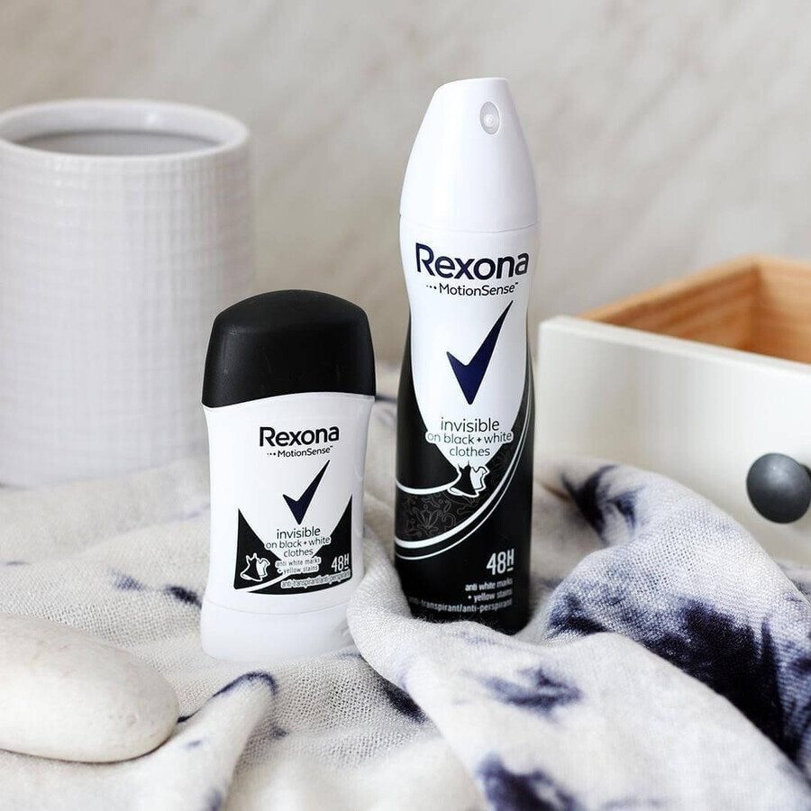 Rexona Invisible on Black + White deodorant solid 40 ml