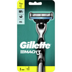 Gillette Mach3 Rasierer + 2 Köpfe