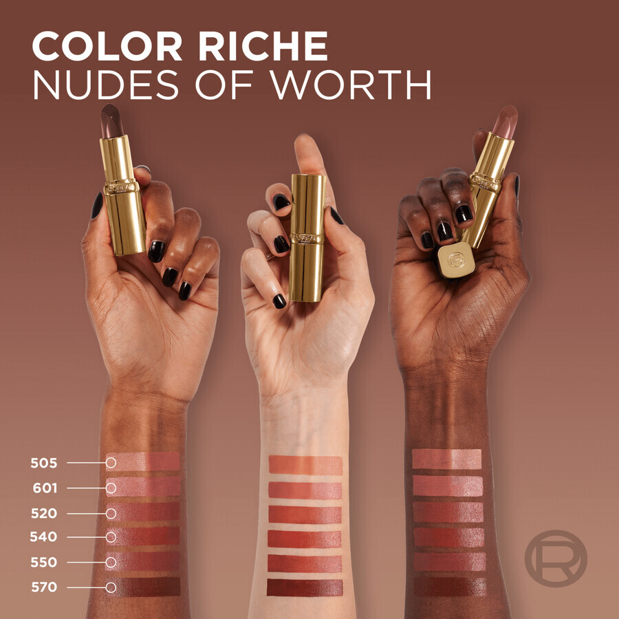 L'Oréal Paris Colour Riche Free the Nudes lipstick 505 nu veerkrachtig 4,7 g