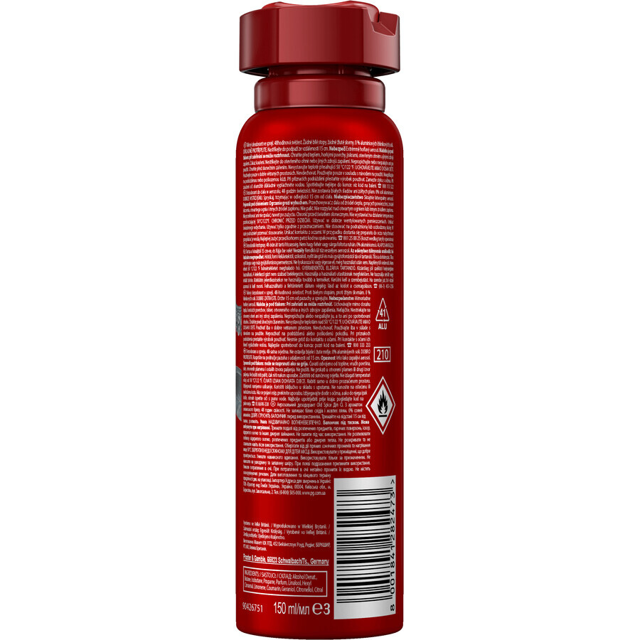 Old Spice Deep Sea Deodorant Spray met citrus en zeebloemen 150 ml