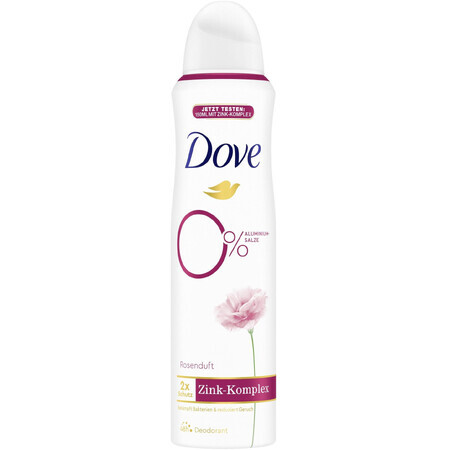 Dove Deodorant Spray 0% ALU Rose and Jasmine 150 ml