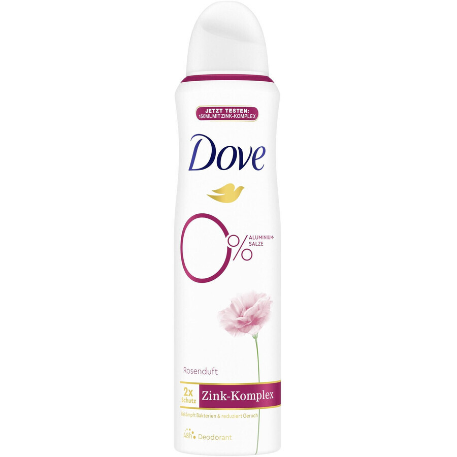 Dove Deodorant Spray 0% ALU Rose and Jasmine 150 ml