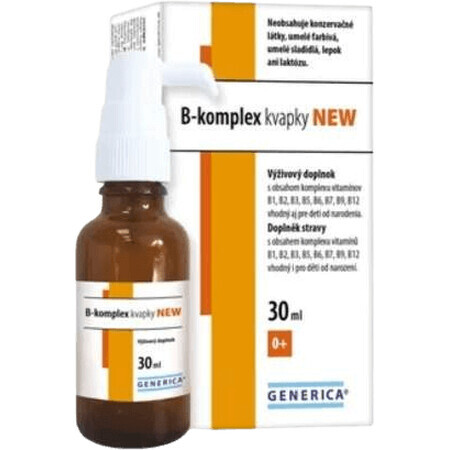 Generica B-complex druppels voor kinderen vanaf de geboorte 30 ml