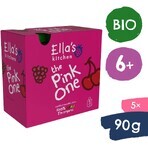 Ella's Kitchen BIO Pink Enkelvoudige fruit smoothie met drakenvruchten 5 x 90 g