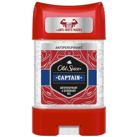 Old Spice Captain Antiperspirant Clear gel with notes of sandalwood and citrus 70 ml