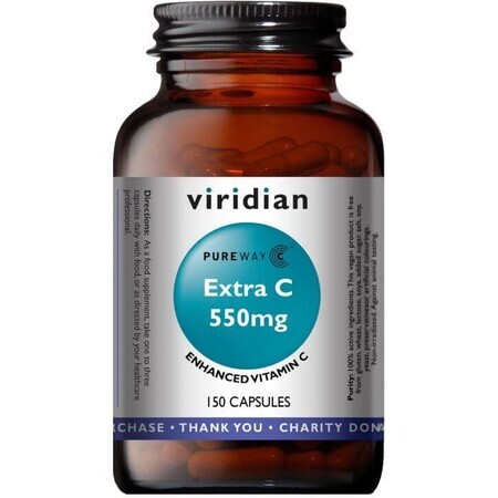 Viridian Extra C 550mg 150 Kapseln