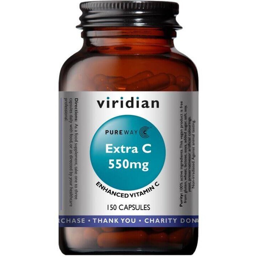 Viridian Extra C 550mg 150 Kapseln