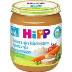 HiPP BIO Legume și orez cu pui, 1 x 125 g