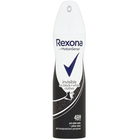 Rexona Antitranspirant Invisible Zwart+Wit 150 ml