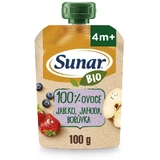 Sunar Bio-Fruchtkapseln Apfel, Erdbeere, Heidelbeere 4m+ 100 g