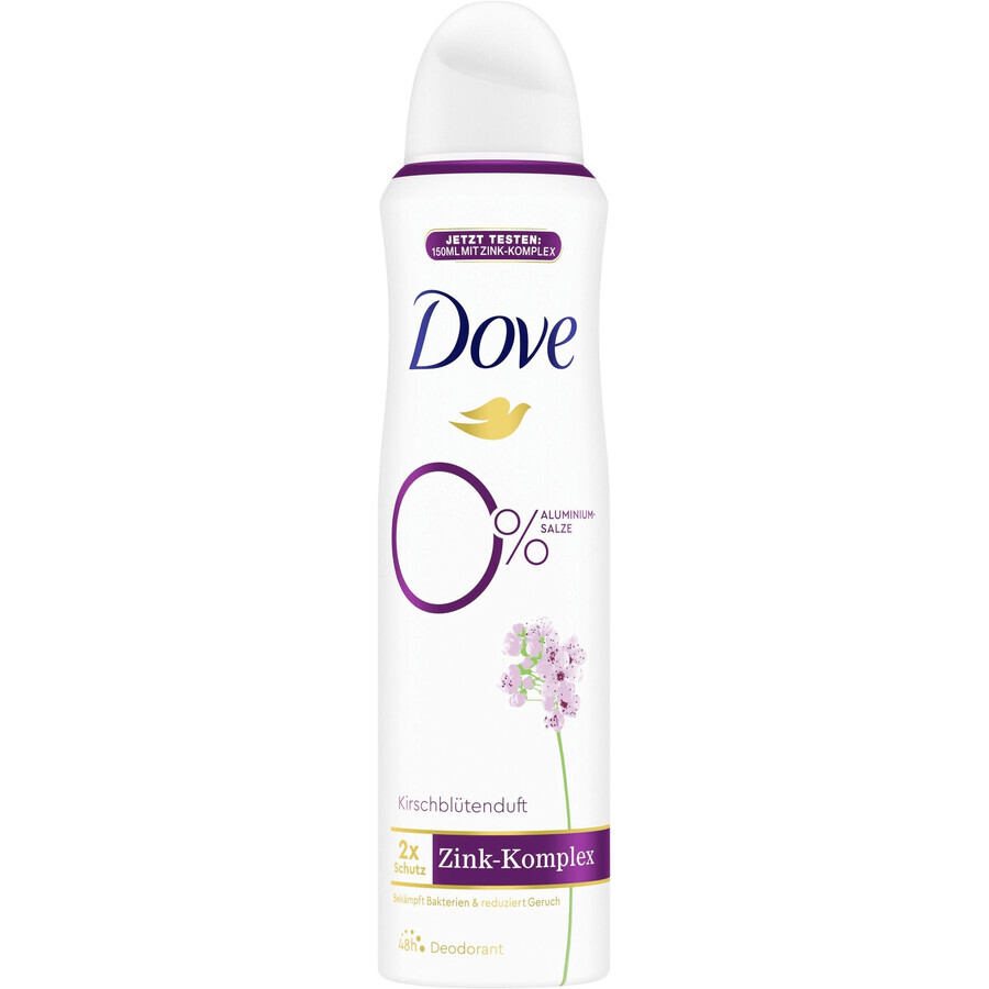 Dove 0% ALU Kirschblüten Deodorant Spray 150 ml