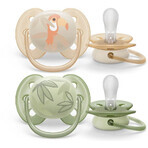 Philips Avent Ultrasoft Premium Soother Pet Boy 0-6m 2 pcs