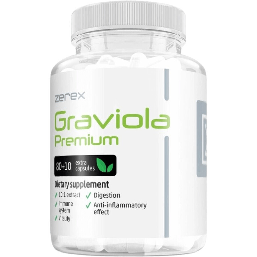 Zerex Graviola Premium Immune Boosting 90 softgels