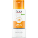 Eucerin SUN SENSITIVE PROTECT SENSITIVE Sehr leichte Körperlotion SPF 50+, 150 ml