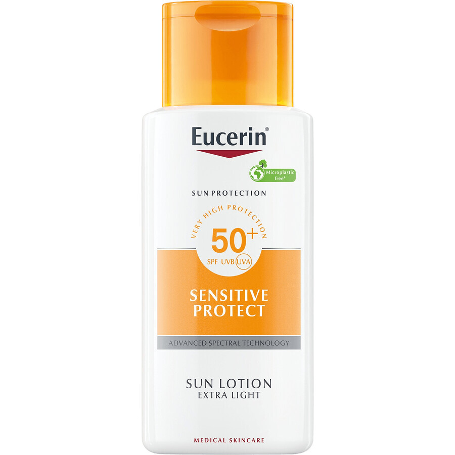 Eucerin SUN SENSITIVE PROTECT SENSITIVE Sehr leichte Körperlotion SPF 50+, 150 ml