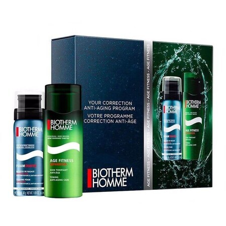 Biotherm Homme Set für Männer, Rasierschaum + Gesichtsgel