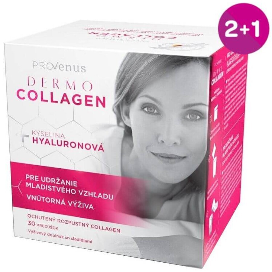 ProVenus DermoCollagen-Pulver mit Orangengeschmack Interbeauty-Aktion 30 Portionsbeutel