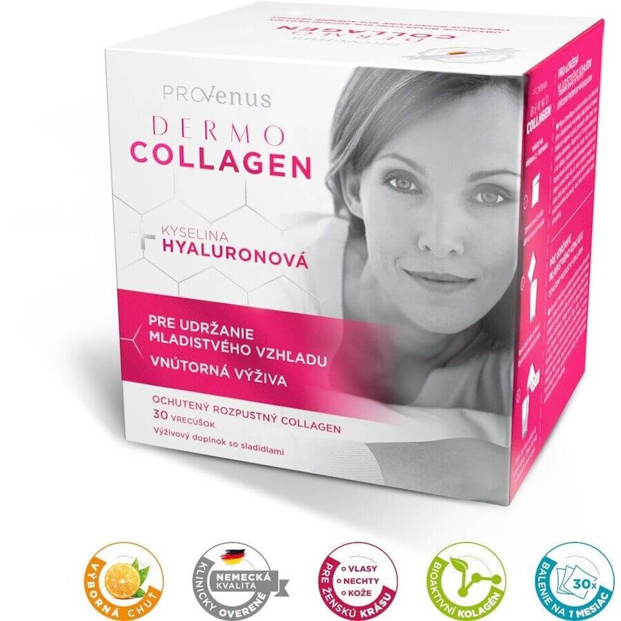 ProVenus DermoCollagen-Pulver mit Orangengeschmack Interbeauty-Aktion 30 Portionsbeutel