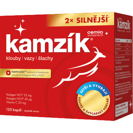 Kamzík-Zement 120 Kapseln