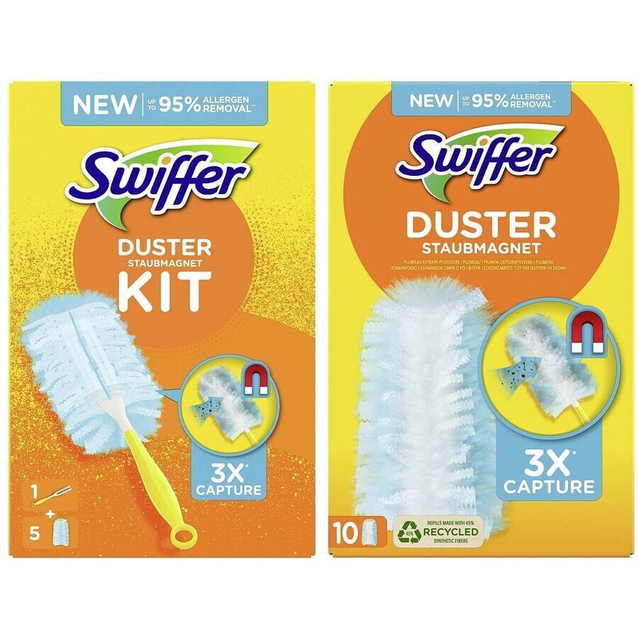 Swiffer-Set (1 Griff + 15 Staubsauger)