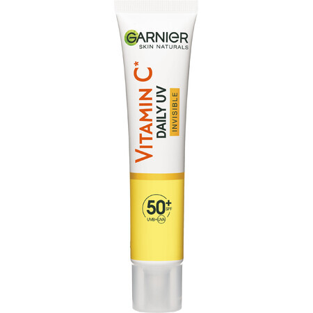 Garnier Skin Naturals Vitamin C Daily Brightening UV Fluid SPF 50+ unsichtbar, 40 ml