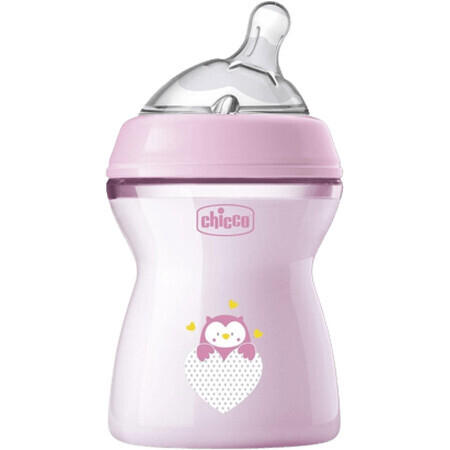 Chicco CHICCO Natural Feeling Babyfles 250 ml meisje 2m+ 250 ml