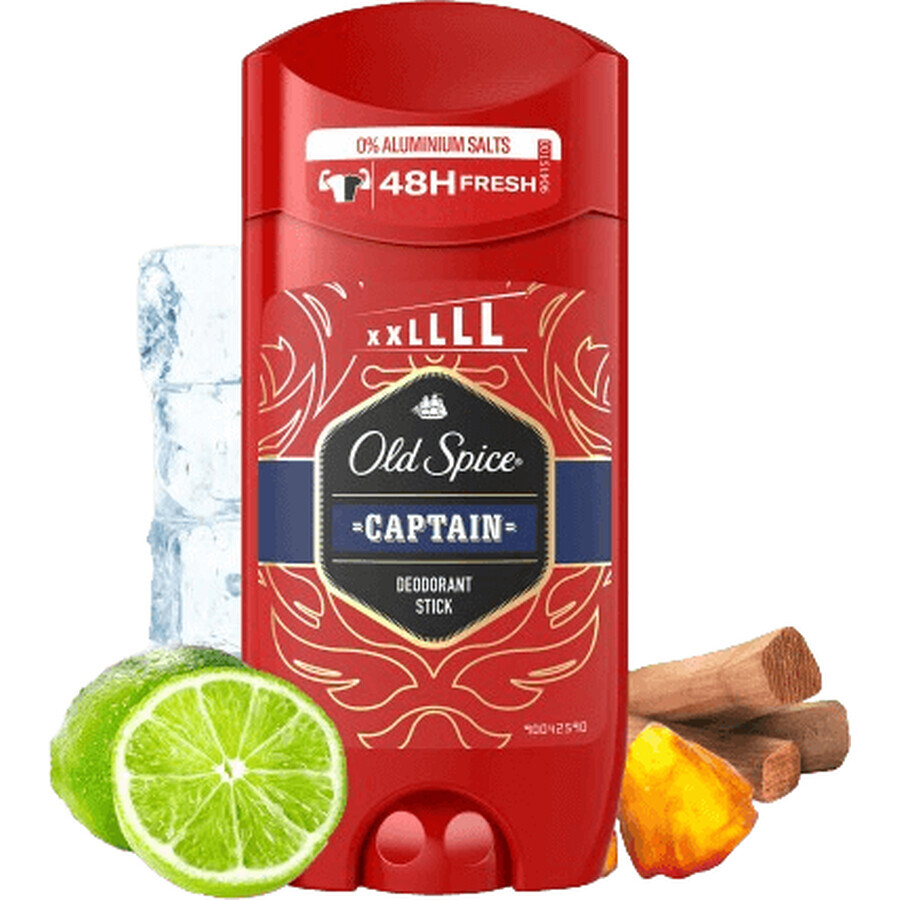 Old Spice Captain XXL solid deodorant with sandalwood and citrus notes 85 ml