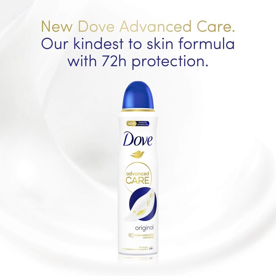 Dove Advanced care spray antitraspirante originale 150 ml