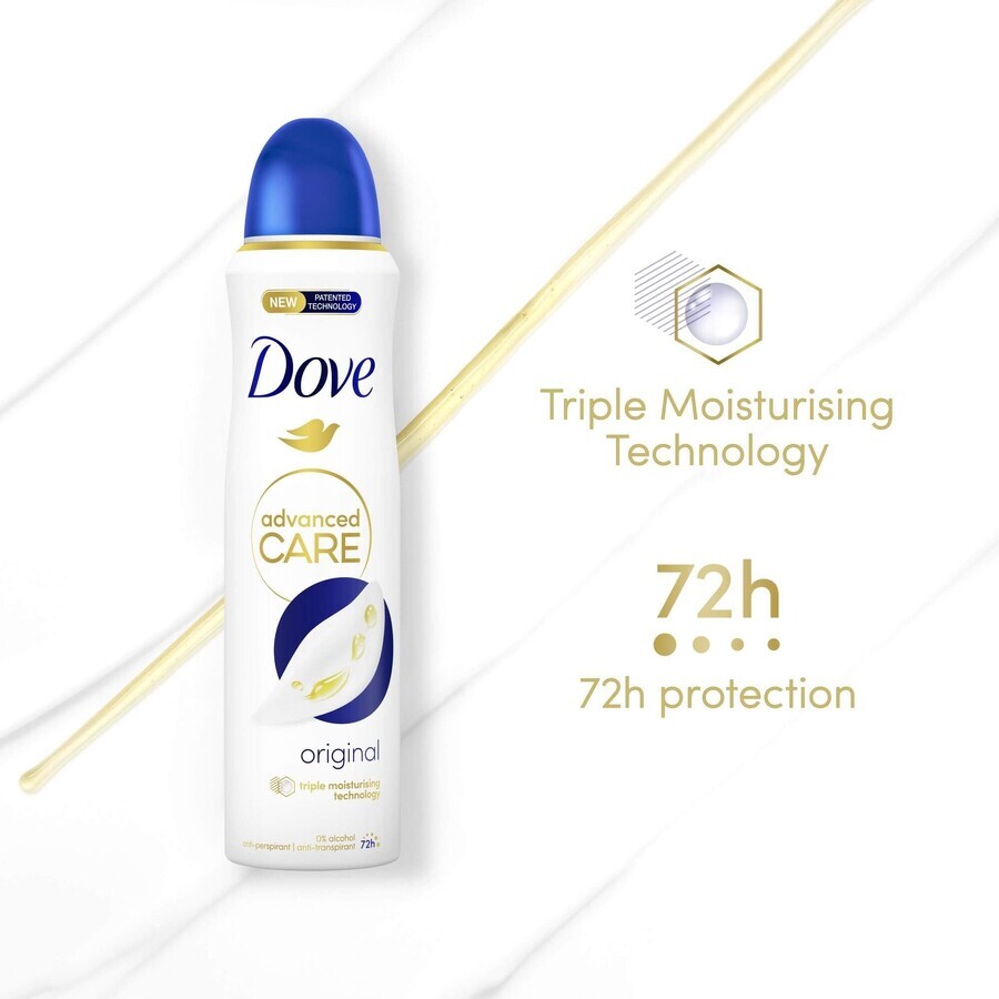 Dove Advanced care spray antitraspirante originale 150 ml