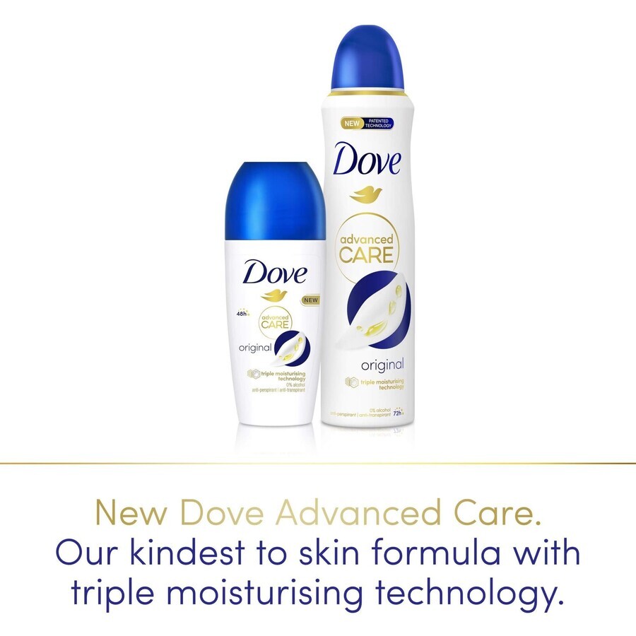 Dove Advanced care spray antitraspirante originale 150 ml