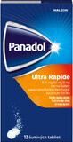 Panadol Ultra Rapide Brausetabletten, m&#228;&#223;ige bis starke Schmerzen 12 Brausetabletten