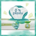 Pampers Harmonie Aqua Plastic Vrije Natte Doekjes 4 x 48 stuks