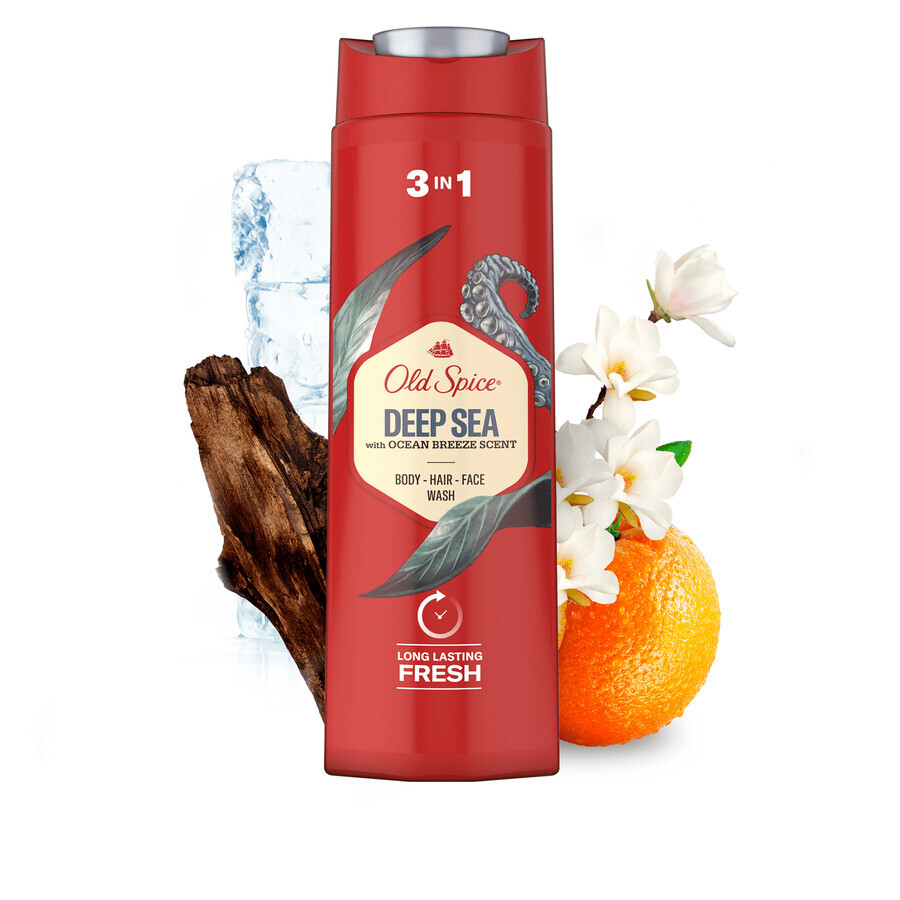 Old Spice Deep Sea 3in1 Douchegel met citrus en zeebloemen 400 ml