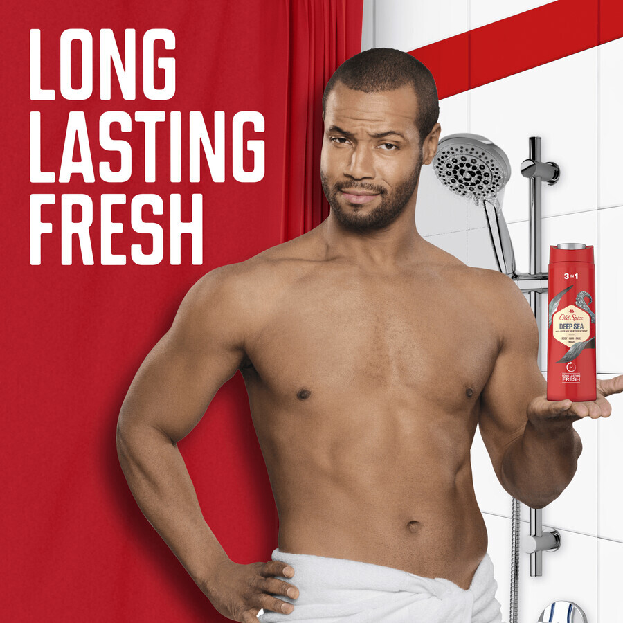 Old Spice Deep Sea 3in1 Douchegel met citrus en zeebloemen 400 ml