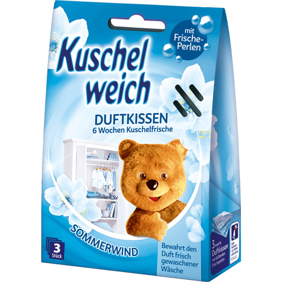 Kuschelweich Sommerbrise Duftsäckchen - blau 3 Stück