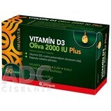 Glenmark VITAMIN D3 Olive 2000 IU Plus 60 Kapseln