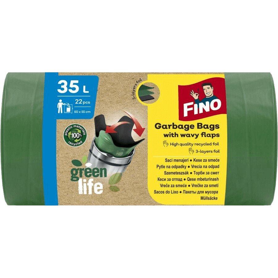 Fino Green Life Bolsa de basura 22 x 35 l